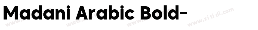 Madani Arabic Bold字体转换